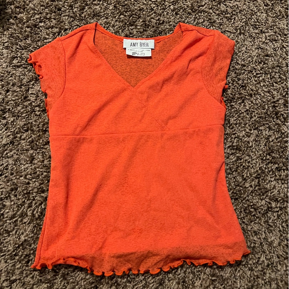 Orange top